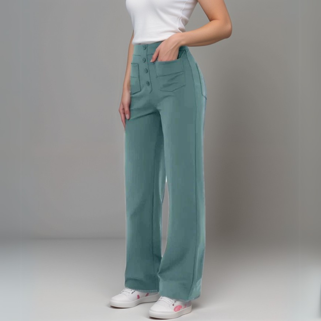 Romélie's™ | Pantalon Élastique à Taille Haute | 1+1 GRATIS