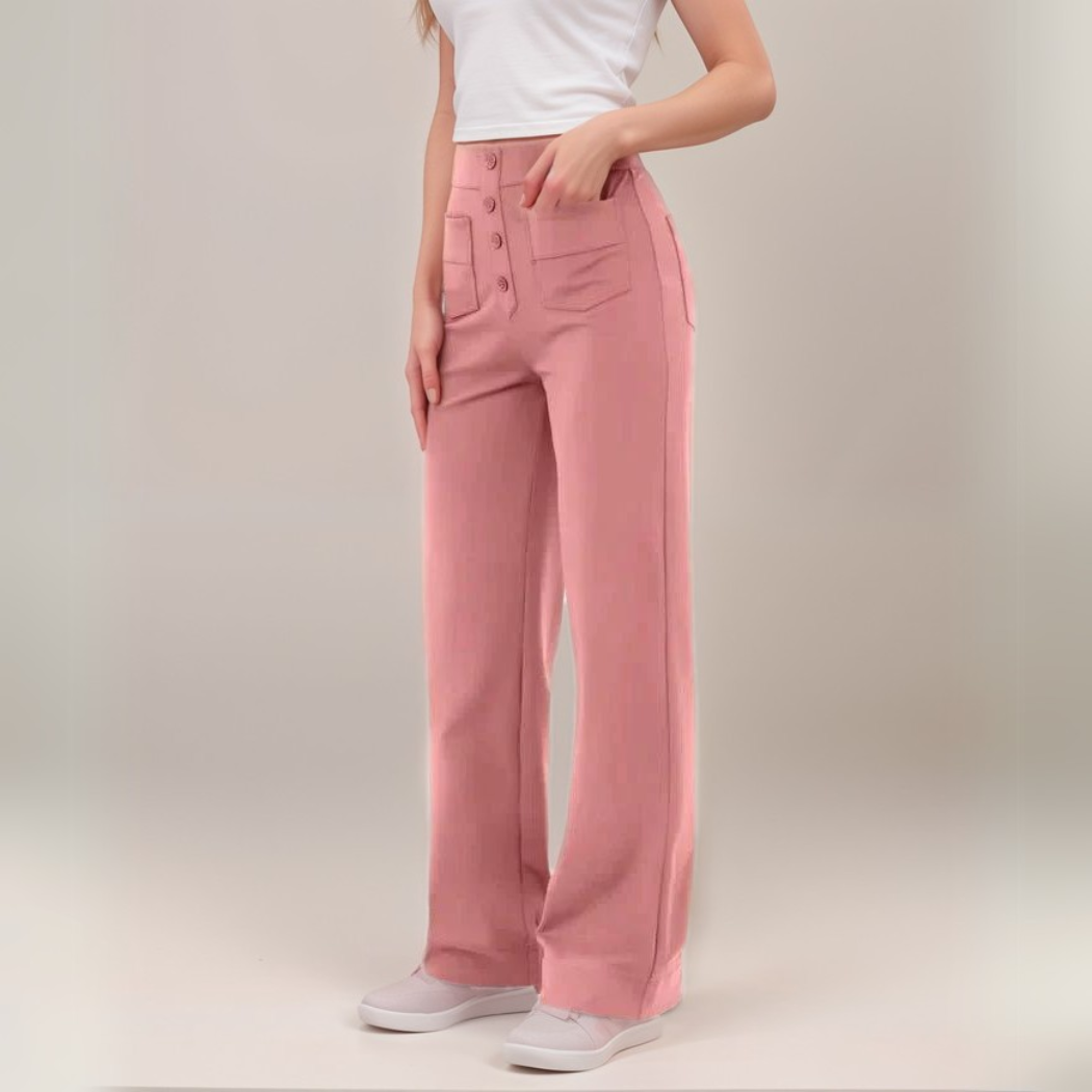 Romélie's™ | Pantalon Élastique à Taille Haute | 1+1 GRATIS