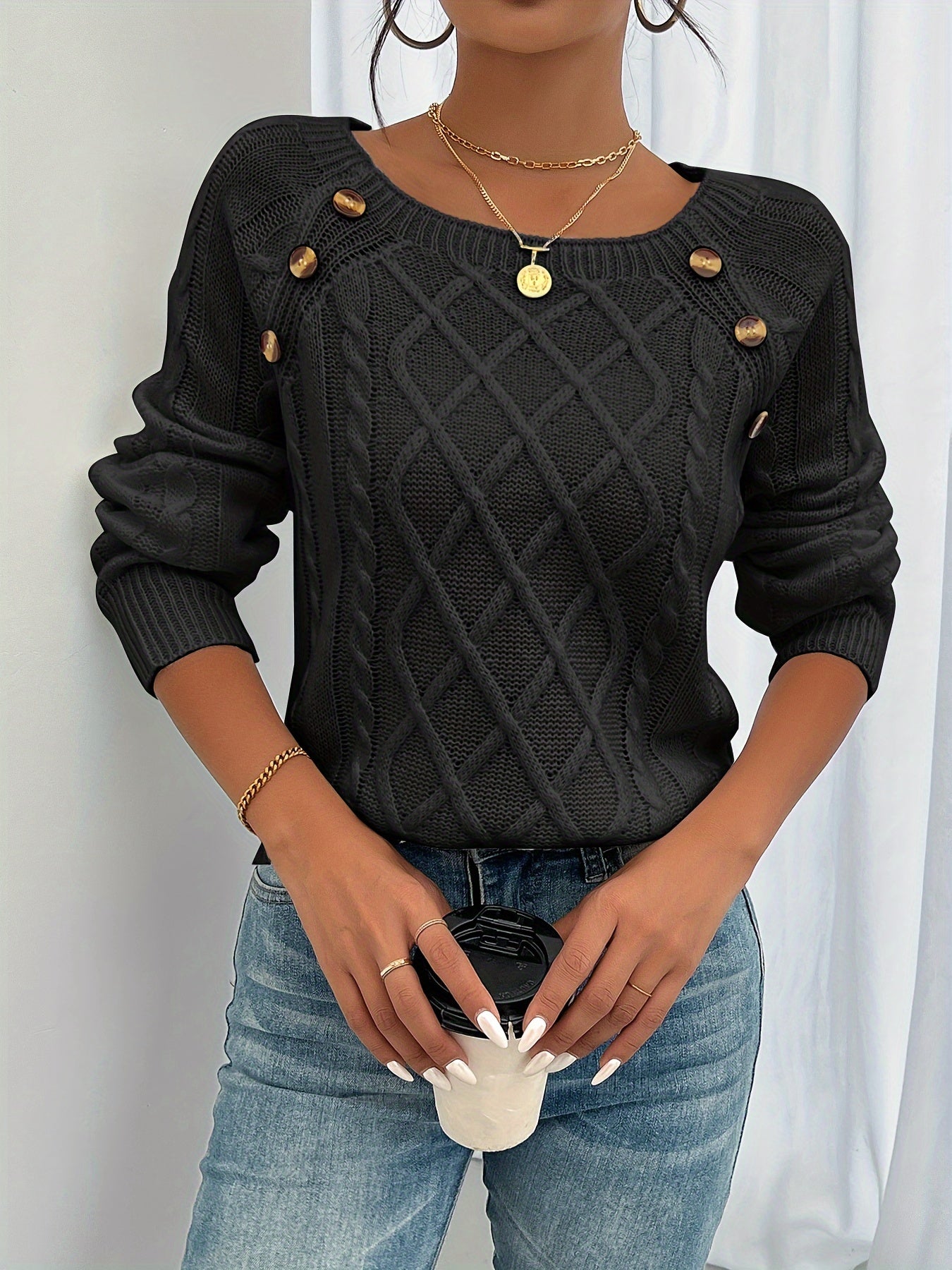 Romelie™ | Pull en Câble Douillet