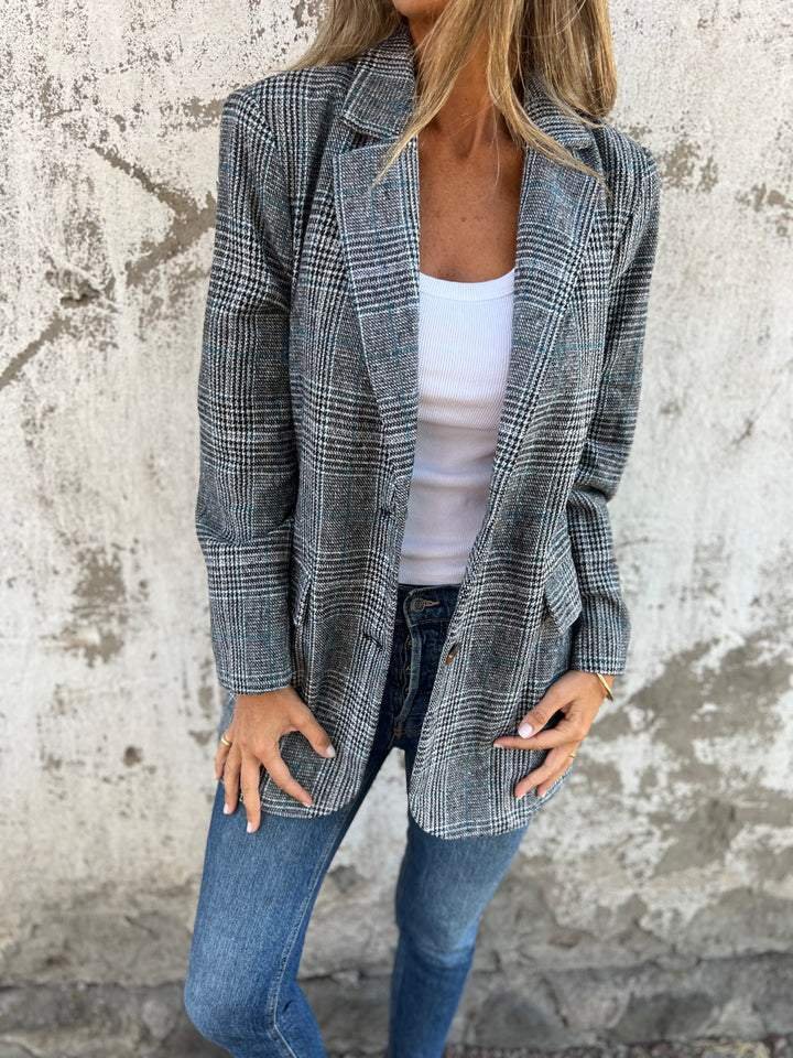 Romelie™ | Blazer à Carreaux Elégant Pour l'hiver