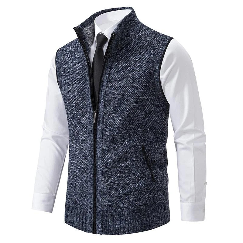 Romelie™ | Gilet polaire tricoté sans manches