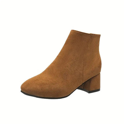 Romelie™| Bottines à Talon Carré Chic