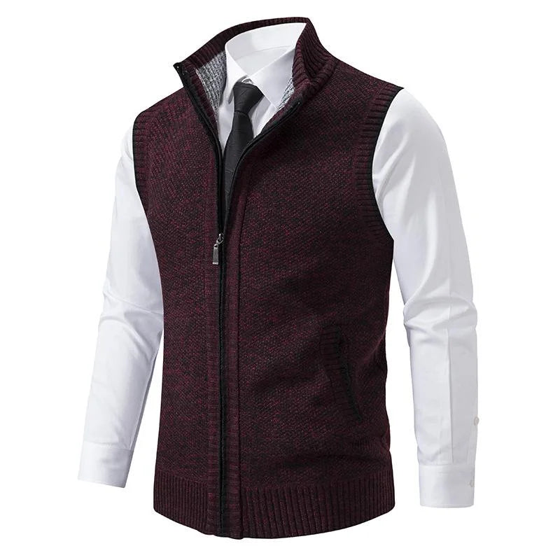 Romelie™ | Gilet polaire tricoté sans manches