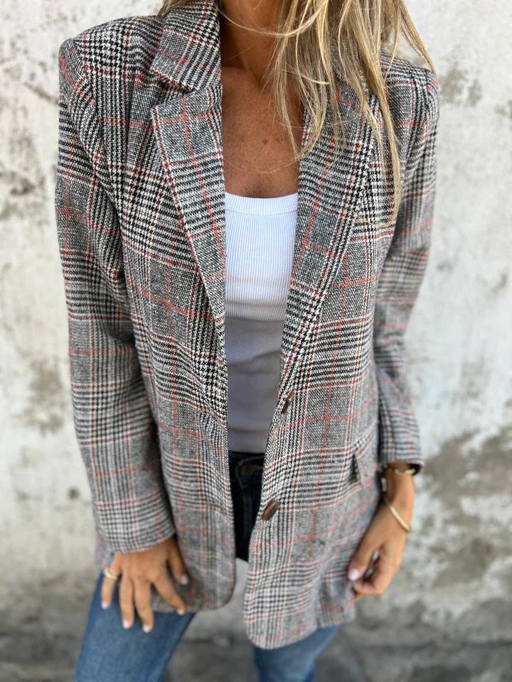 Romelie™ | Blazer à Carreaux Elégant Pour l'hiver