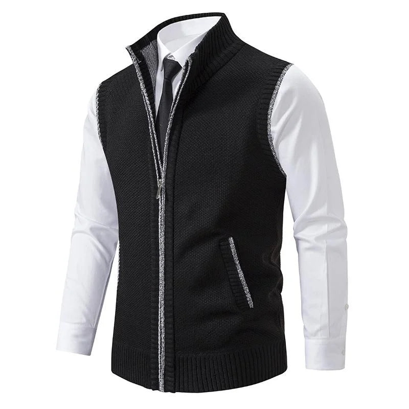 Romelie™ | Gilet polaire tricoté sans manches