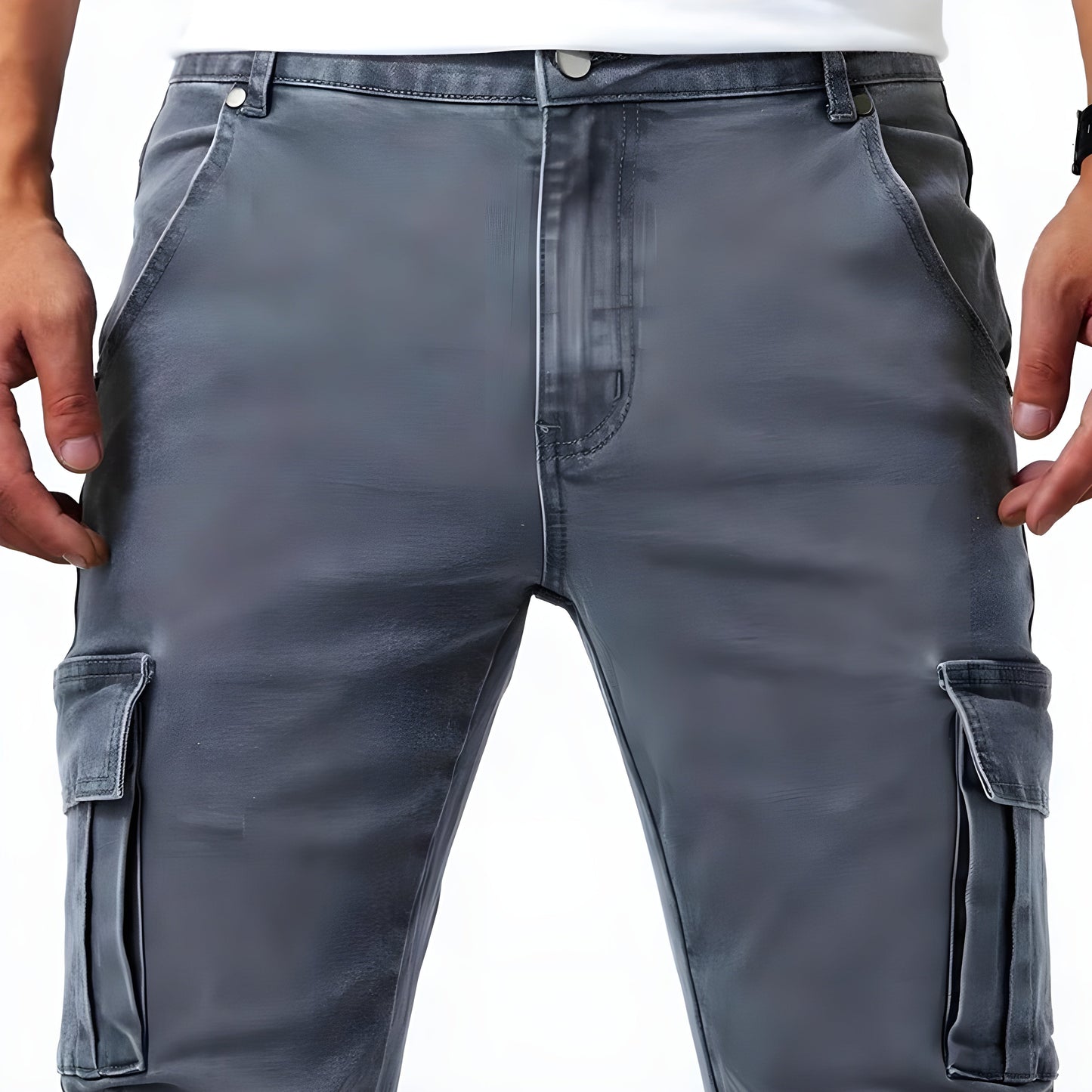 Romelie™ | Pantalon Cargo En Denim élastique