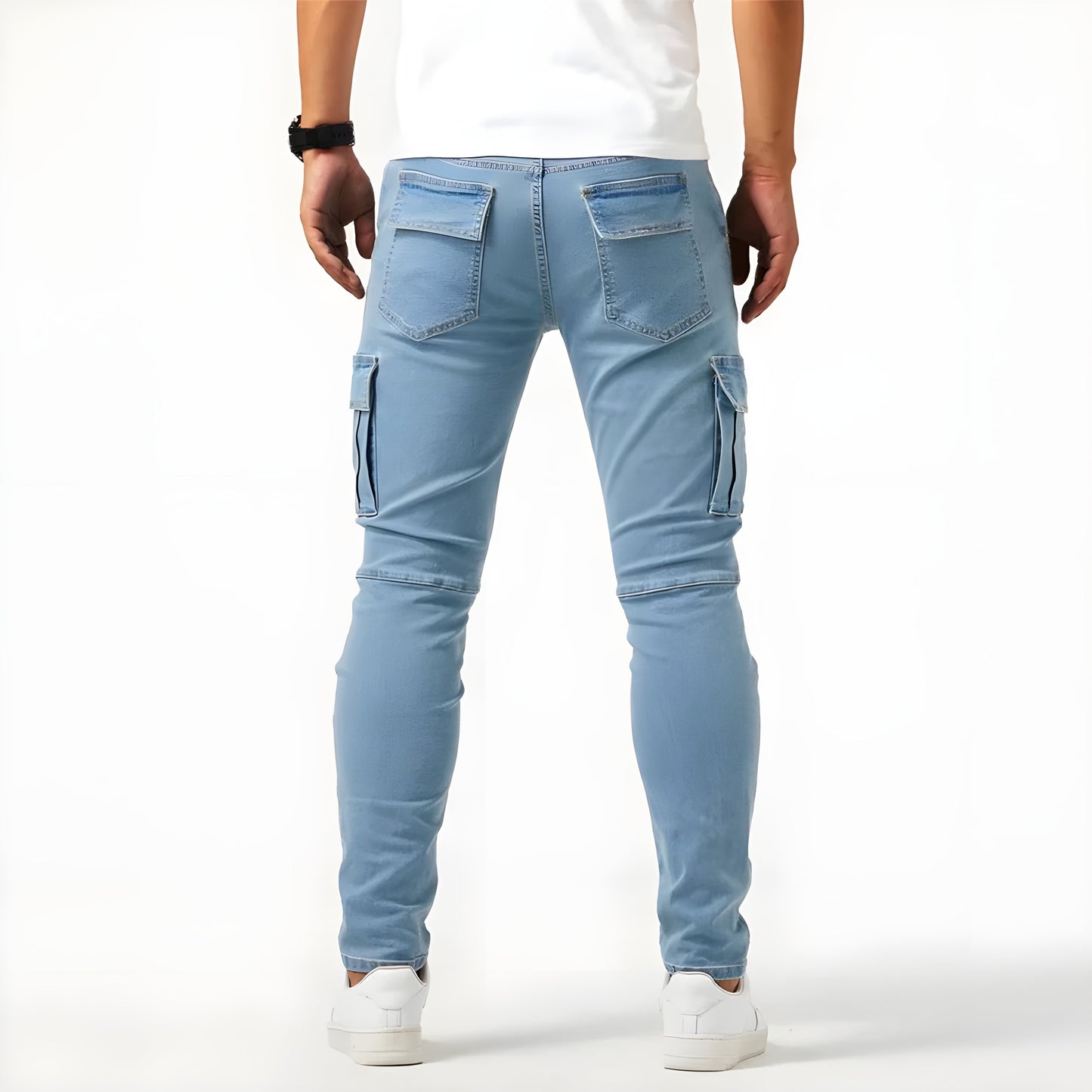 Romelie™ | Pantalon Cargo En Denim élastique