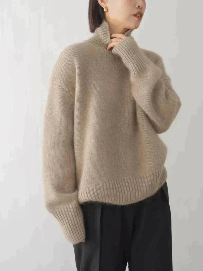 Romelie™ | Pull à Col Roulé Confortable En Tricot Doux