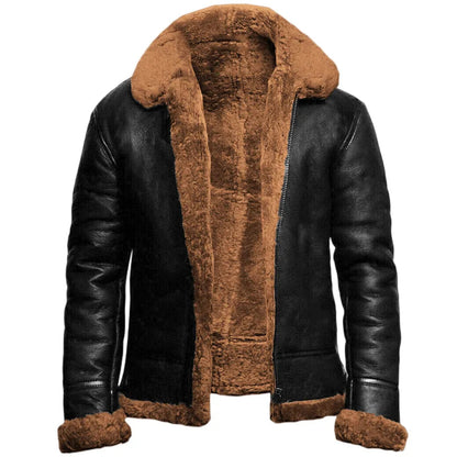 Romelie™ | Manteau d'hiver en cuir