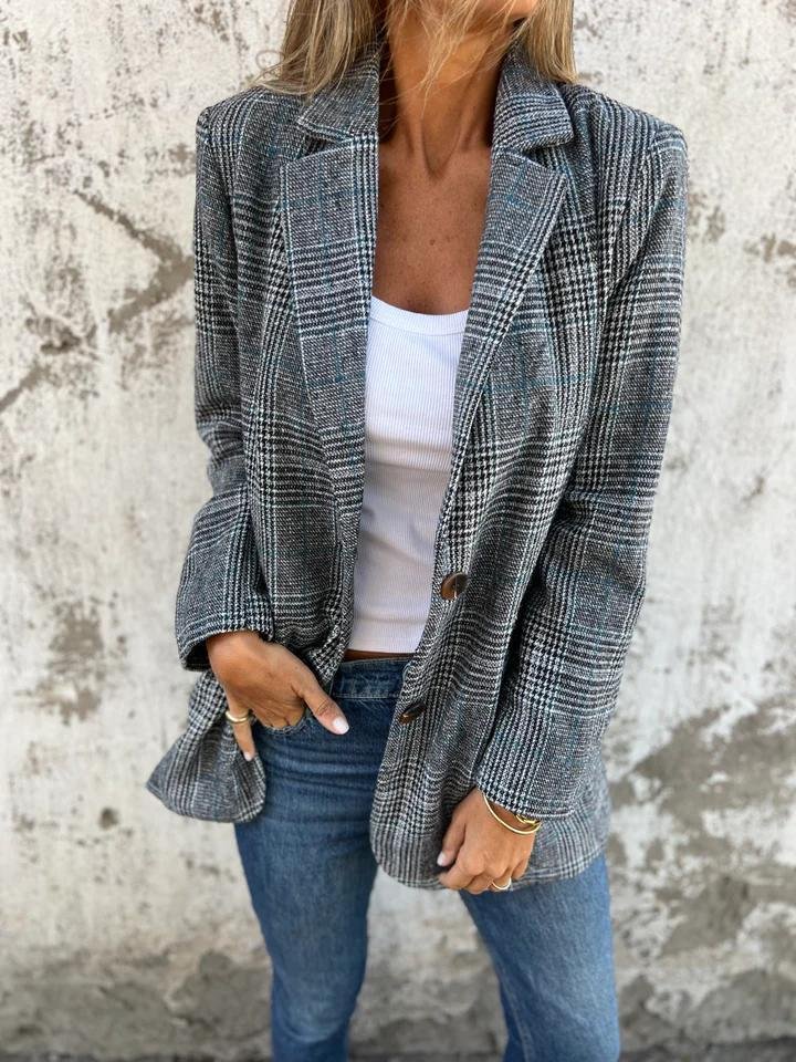 Romelie™ | Blazer à Carreaux Elégant Pour l'hiver