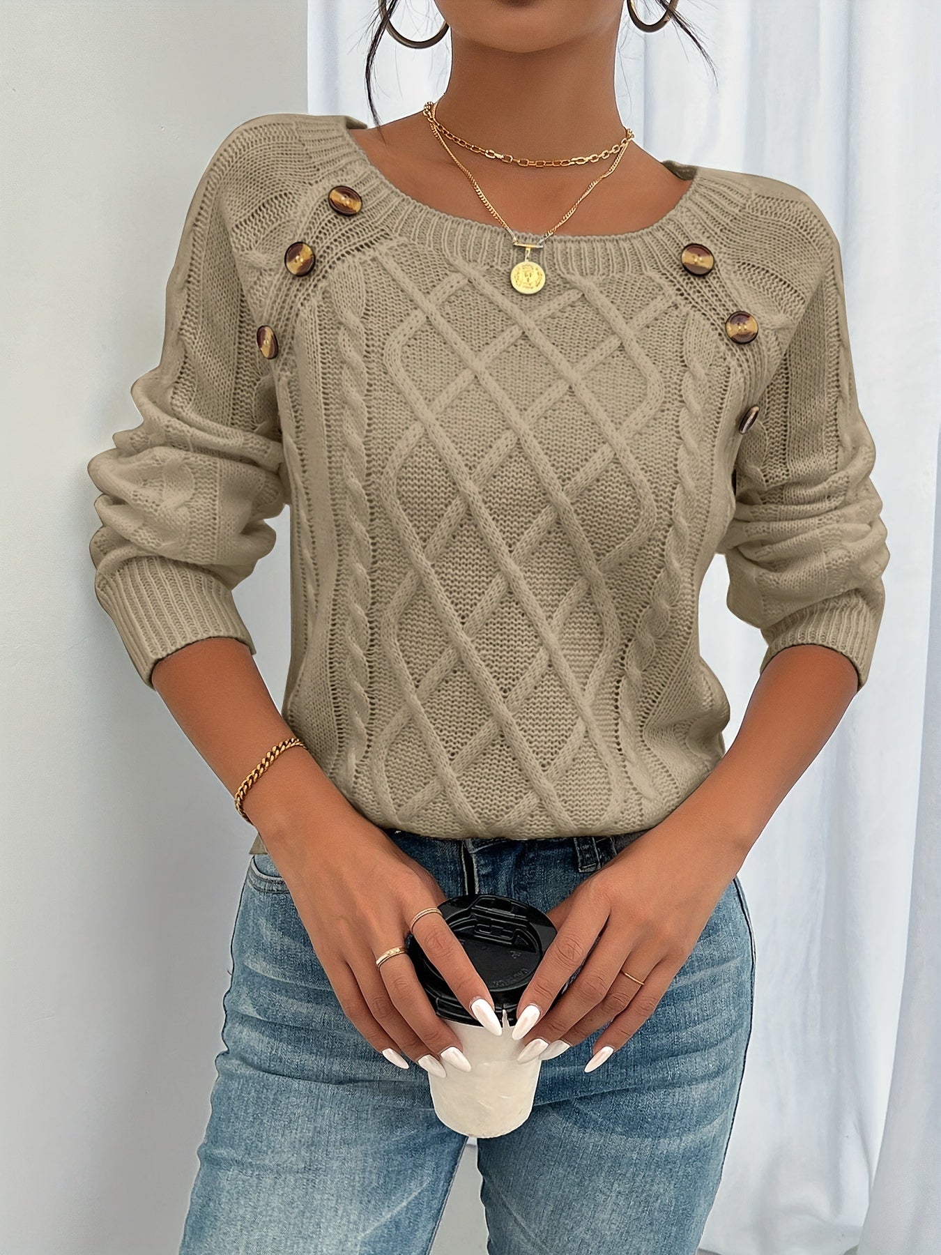 Romelie™ | Pull en Câble Douillet