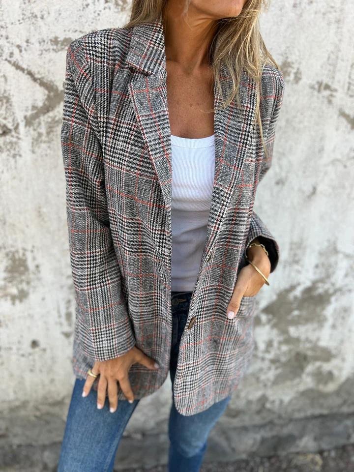 Romelie™ | Blazer à Carreaux Elégant Pour l'hiver