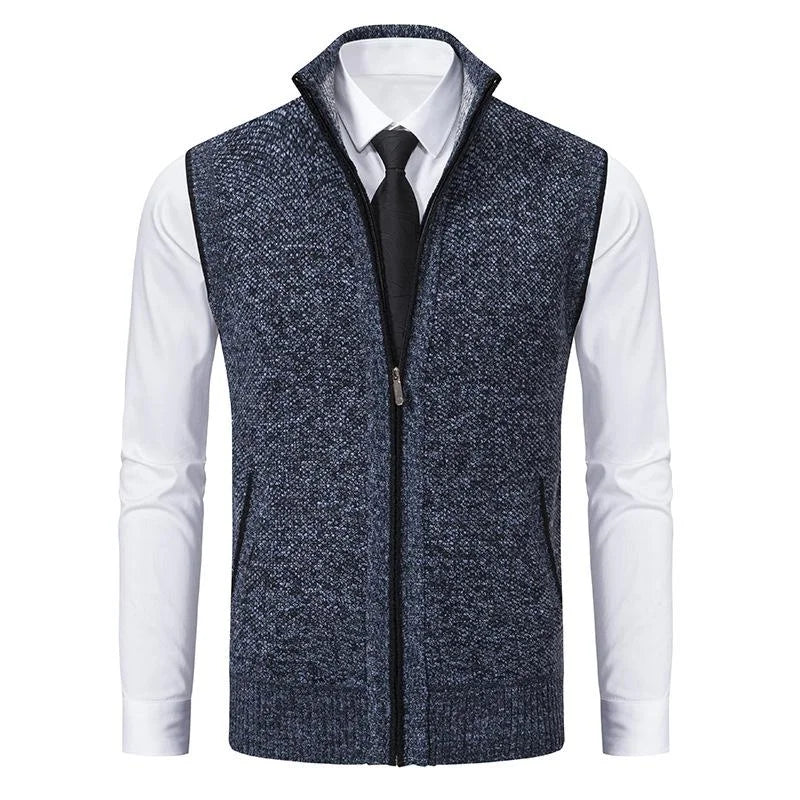 Romelie™ | Gilet polaire tricoté sans manches