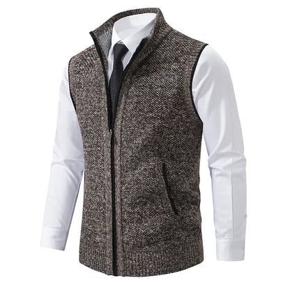 Romelie™ | Gilet polaire tricoté sans manches