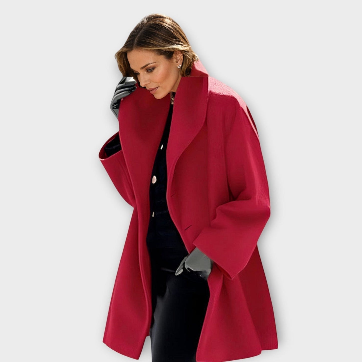 Romelie™ | Manteau De Laine Coupe Vent De Lluxe