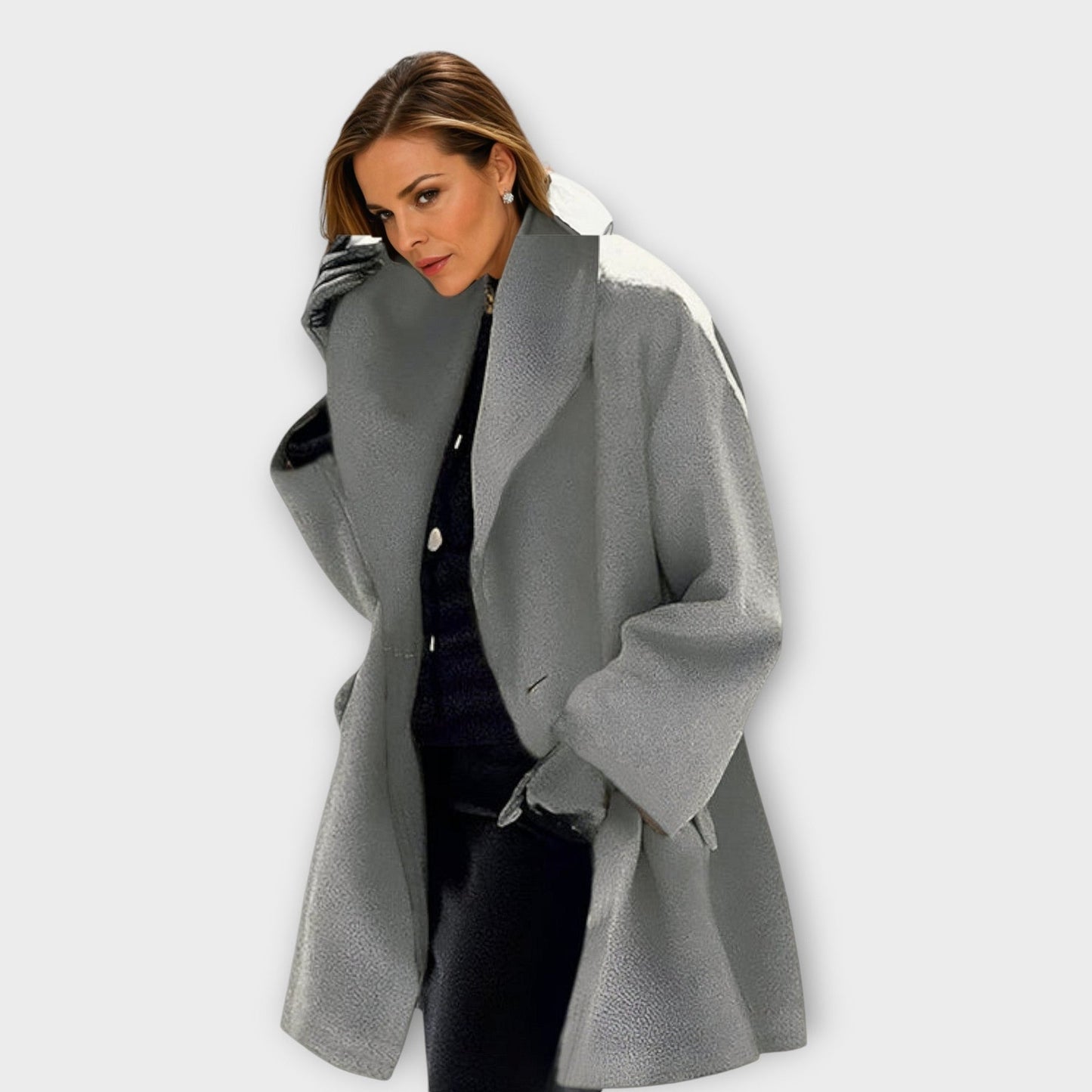 Romelie™ | Manteau De Laine Coupe Vent De Lluxe